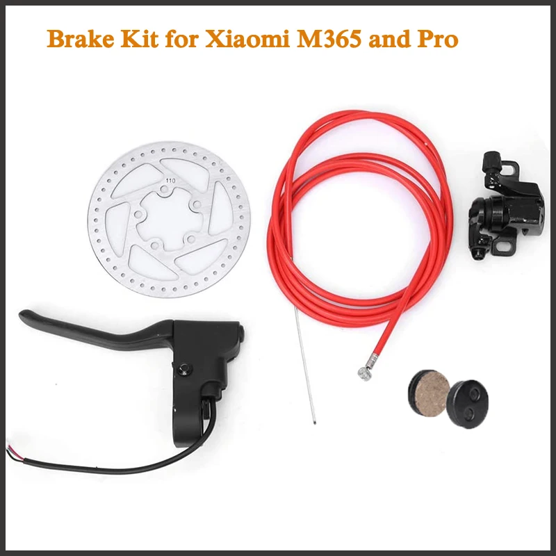 Brake Lever Disk Break Cabel Handlebar One Kit Set for Xiaomi Mijia M365 and Pro Electric Scooter Parts Replacement Accessories