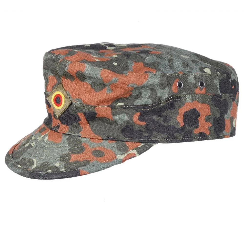 GERMAN FLECKTARN CAMOUFLAGE CAMO FIELD CAP HAT