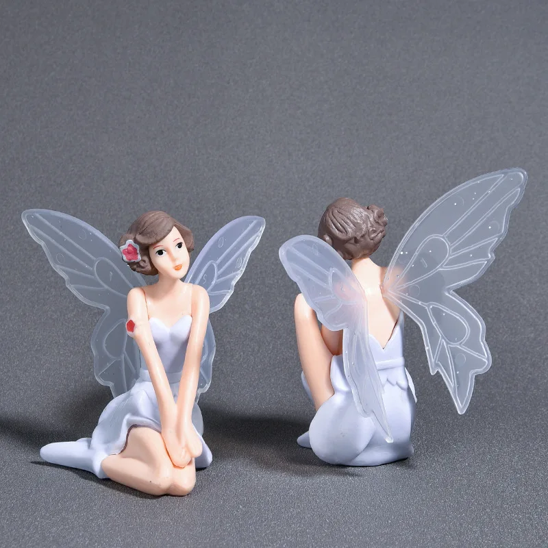 Cake Decoration Figure Toys Princess Tinker Bells PVC Doll Tinkerbell Princess Mini Fairy Figure Toys Children Animation Toys