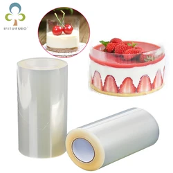 1 Roll Cake Surround Film Transparent Cake Collar Kitchen Acetate Cake Chocolate Candy For Baking Durable 8cm*10m/10cm*10m