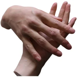 All Platinum Silicone Simulation Male Hand Model Shipped in 30 Days Real Life Mold Props Jewelry Fetish Basketball Hand TGZS001