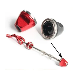 Mountain Bike Bicycle Hub Quick Release Shaft Nuts Screw Cap Cycling Quick-release Lever Nuts Quick Dismounting Shaft Nuts