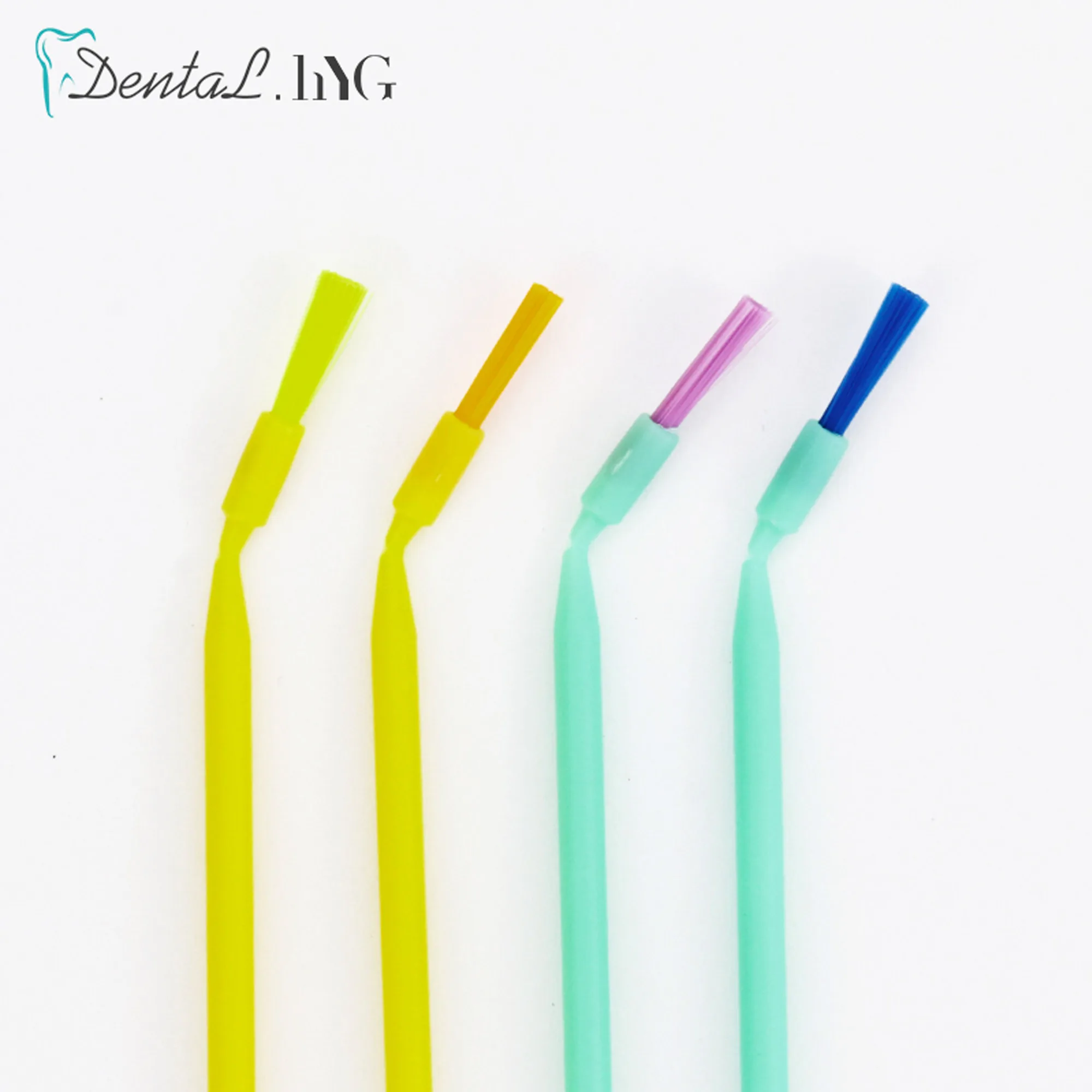 100pcs/Bottle Dental Disposable Long Applicators Dental Lab Long Micro Brush Teeth Whitening Oral Dentist Materials Accessories