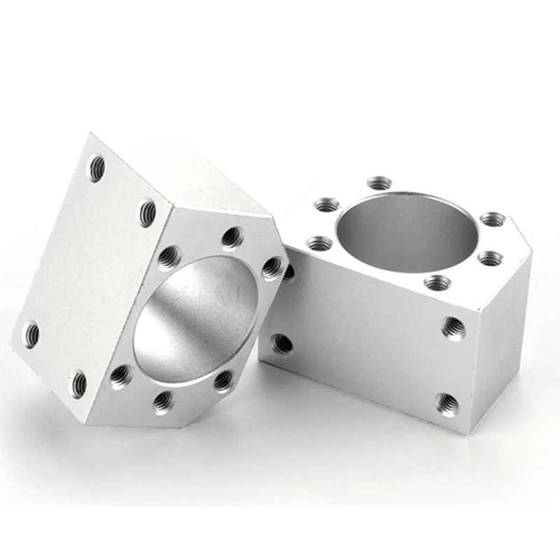 Ballscrew Nut Housing Seat Mount Bracket Holder for SFU1204 SFU1605 SFU1610 SFU2005 SFU2010 SFU2505 Ball Screws Aluminum Alloy