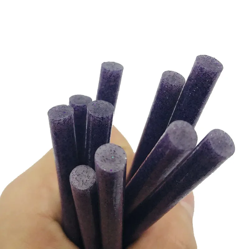 Puple Color Hot Melt Glue Sticks 7mm For Glue Gun High Viscosity Adhesive Repair Tool DIY Art Craft Hand Tool