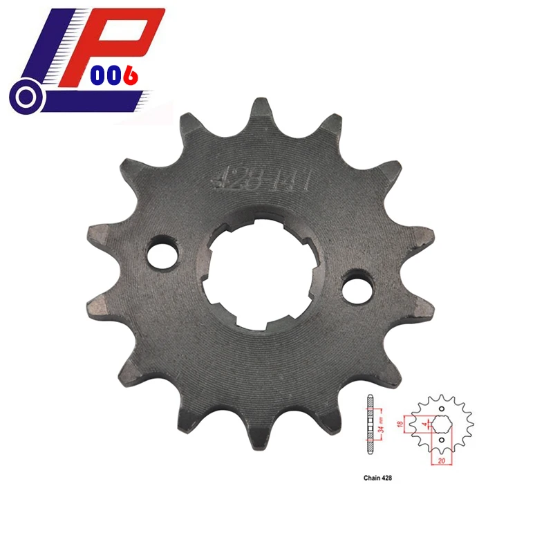 Motorcycle 428 Front Sprocket 14 15 Tooth for Honda XL series XL100,K74-78XL125,S,S-Z/A/B/D/H/J/K/L/M/ XLS 125 74-87 XL185 79-93