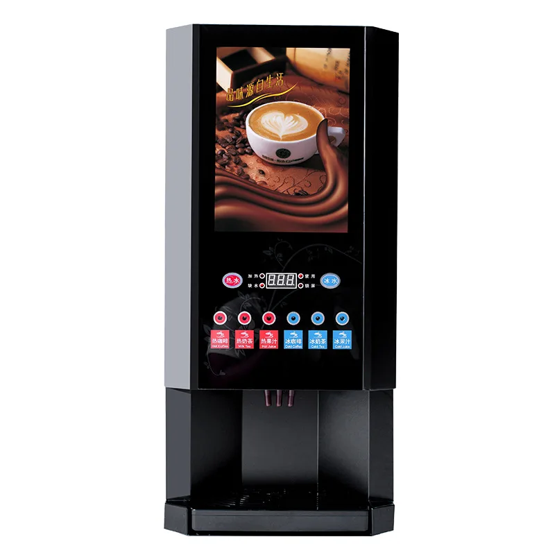 Commercial Automatic Drip Coffee Machine 220V Hot And Cold Drink Instant Coffee Brewing Machines 6L Capacity Hot Drink Dispenser