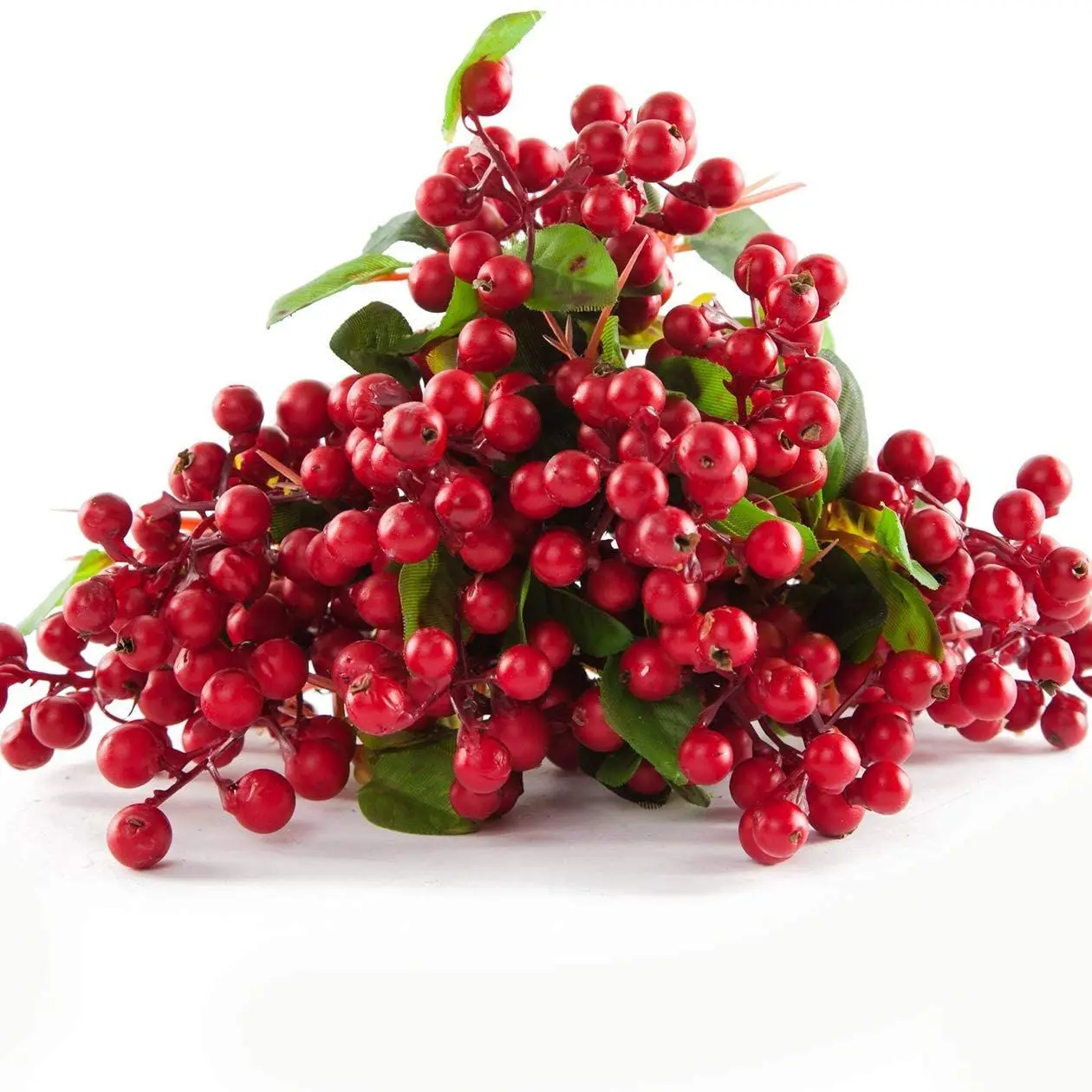 5 Pack 25CM Plastic Artificial Flowers California Berries Blueberry Fruit Fake Silk Flowers Home Decorative Party Wedding Blue