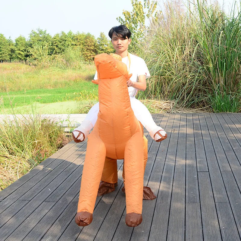 Adult Cartoon Inflatable Anime Camel Halloween Performance Costume Cosplay for Children Woman Man Inflatable Costume