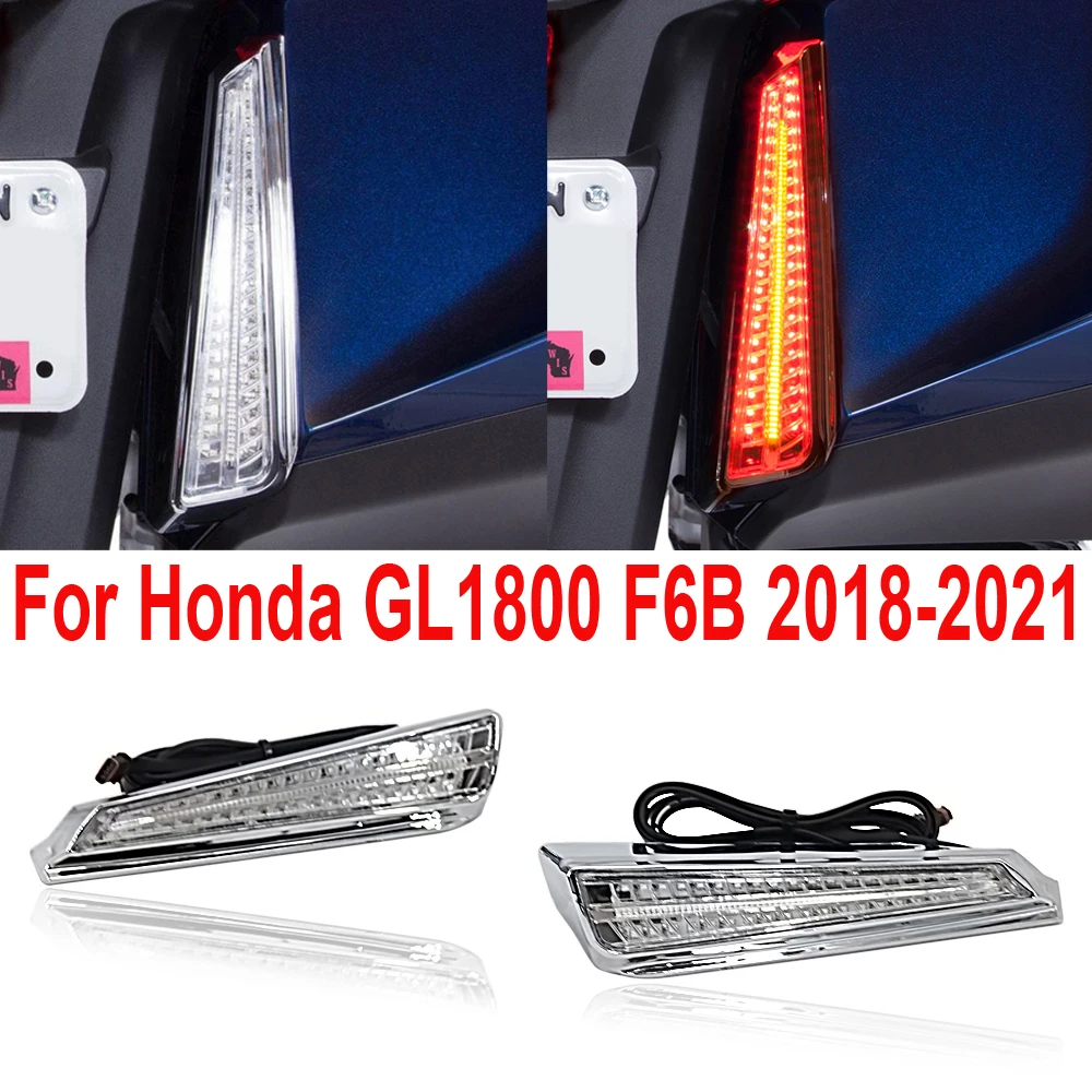 

For Honda Goldwing Gold Wing GL1800 GL 1800 F6B 2018 2019 2020 2021 NEW Accessories LED Filler Panel Lights Chrome or Black