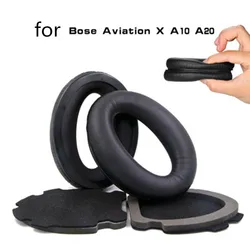 Protein Leather Ear Pads For BOSE A10 A20 Headphones Replacement Foam Earmuffs Ear Cushion Accessories High Quality 23 SepO9