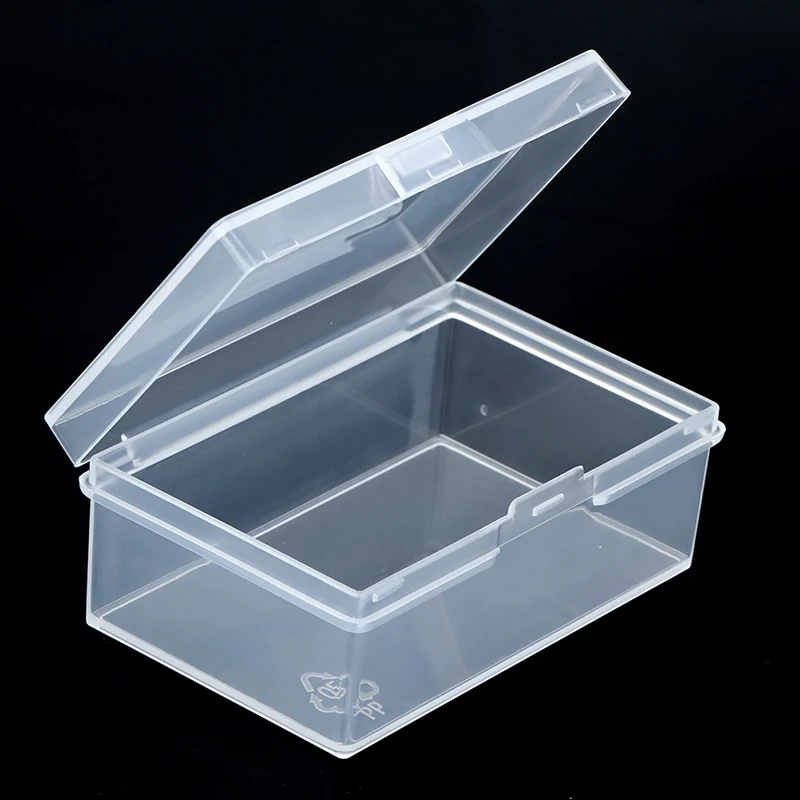 1PC Transparent Plastic Cosmetics Jewelry Storage Box Holder Case Display Organizer Container For Small Things