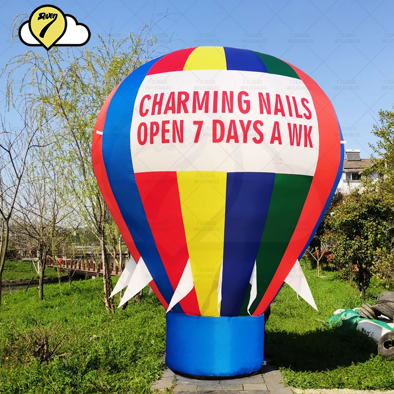 Globos inflables gigantes de aire caliente para publicidad, Bola de tierra en tierra para decoración de eventos de tienda, 3m, 4m, 5m, 10 pies, 14 pies, 17 pies