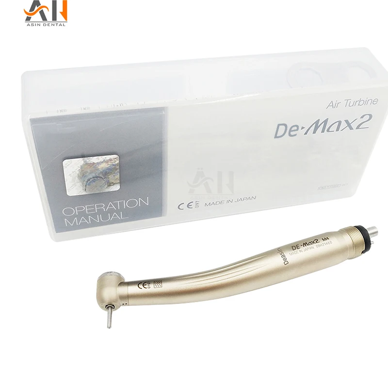 

Dental High Sped Turbina Handpiece De-Max 2 Air Turbine 2/4 Hole Supplier Dental Tools