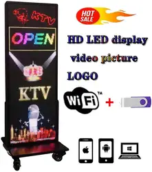 Vertical LED Sign, Programmable LED Signs Full Color P4 14