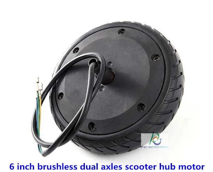 

6 inch brushless dual axles scooter hub motor phub-6md