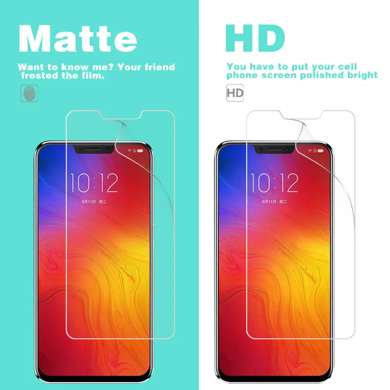 Película antiofuscante matte para lenovo vibe x x2 pro x3 lite z2 pro k920 z5 zuk borda z1 hd claro filme brilhante protetor de tela