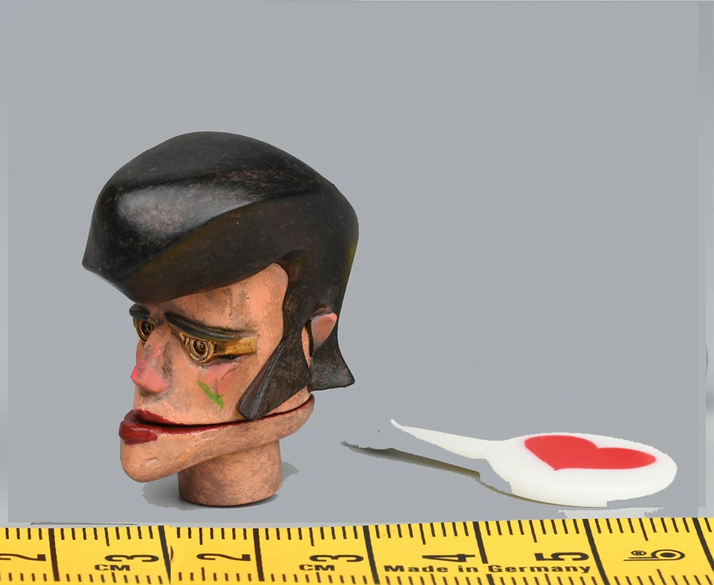 DAMTOYS 1/12th THE KING PELVIS PES023 Death Gas Station Series Cartoon Head Sculpture Fashion Sunglasses Model For Body Collect