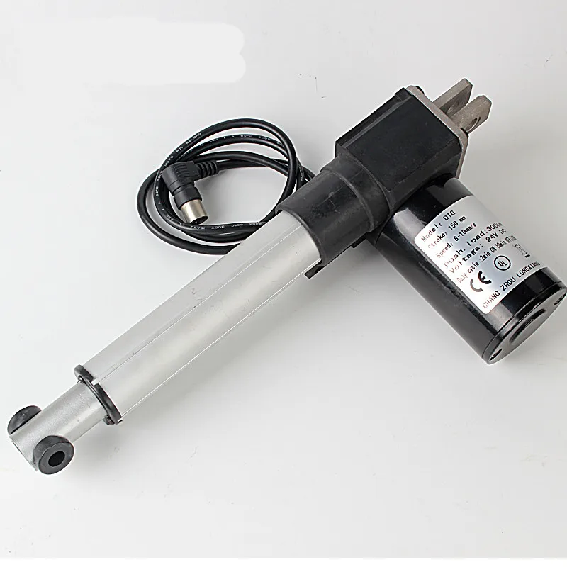 24V 6000N 50/100mm Linear Actuator Motor Stroke Heavy Duty DC Adjustable Actuator Tor Opener  Electric Motor Linear