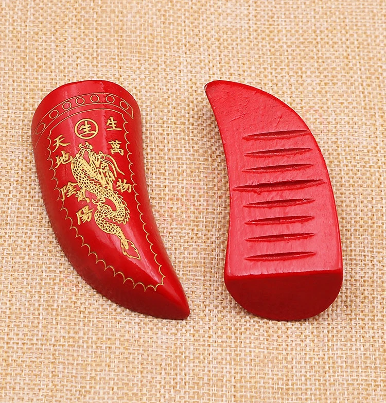 Taoist supplies, natural peach wood, water bamboo cup, holy hexagram, Yin Yang hexagram, divination tools