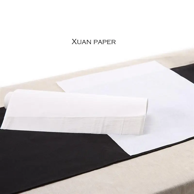 50 vellen Xuan-papier Rijstpapier voor het schilderen van vel Oefenvellen voor het schilderen van penseels Chinees blanco Chinees papier voor