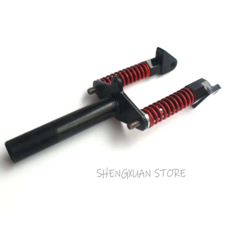 

8 inch motorcycle electric pedal wheel shock absorber fork modified front wheel set double shock scooter accessories