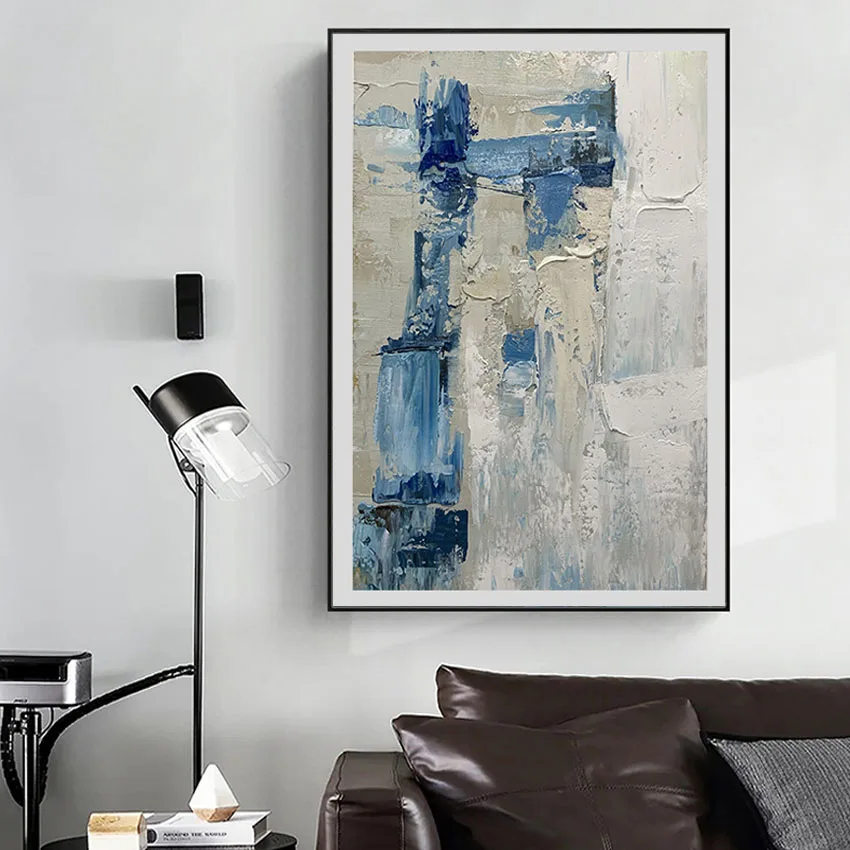 

Beautiful modern abstract wall art decoration completely hand-painted canvas oil painting is widely used in hotels and families