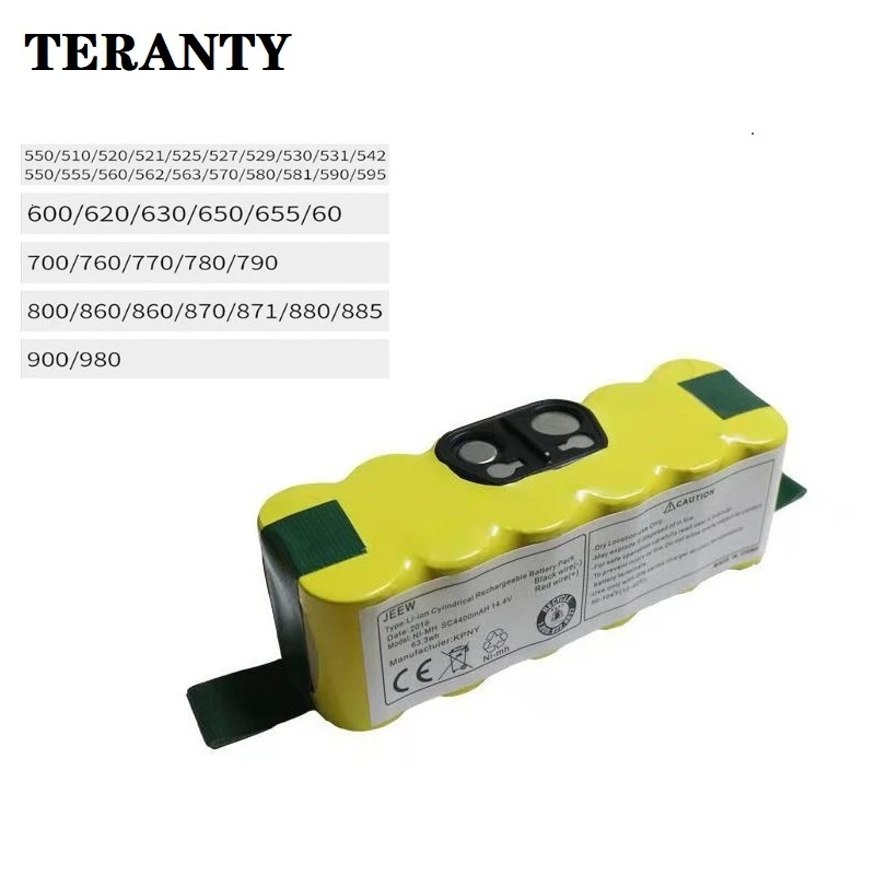 14.4V 4500mAh Ni-MH Battery for iRobot Roomba 500 510 530 532 534 535 540 550 560 562 570 580 600 610 700 760 770 780 800 980 R3