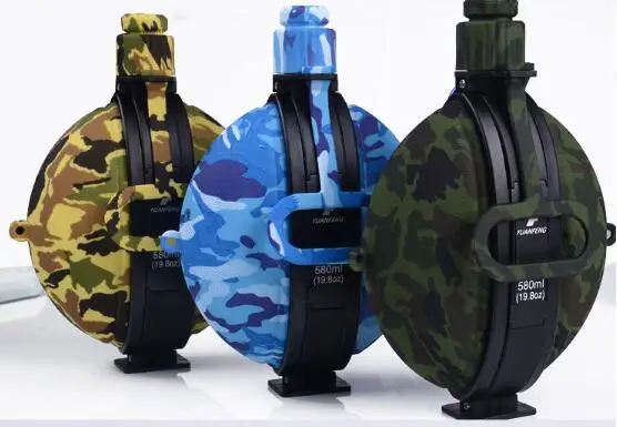 Creative new outdoor sports kettle 580ML collapsible mountaineering travel cup silica gel kettle