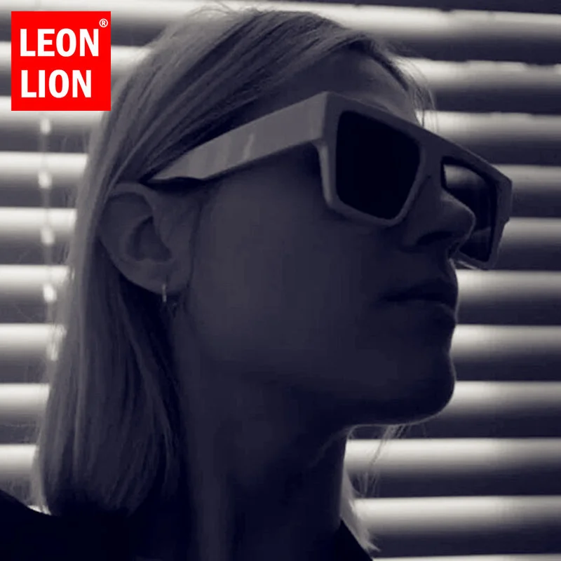 

LeonLion 2023 Oversized Sunglasses for Women Luxury Brand Eyewear Shades for Men Gafas De Sol Hombre Vintage Square Glasses