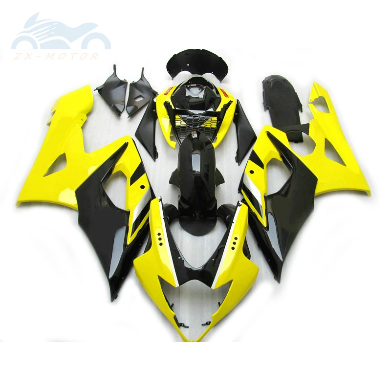 

New Bodywork Fairings kit For Suzuki GSXR1000 2005 2006 Bright Yellow Black Injection Motorcycle fairing GSXR 1000 K5 05 06 CV31