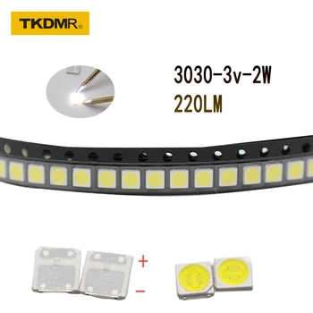 TKDMR 100/50 pezzi Retroilluminazione a LED LED ad alta potenza 2W 3030 3V Bianco freddo 220LM PT30W45 V1 Applicazione TV 3030 diodo led smd