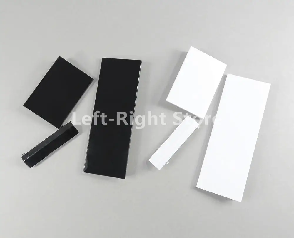 1set FOR WII New Replacement White Black Memeory Card Door Slot Cover Lid 3 Parts Door Covers for Nintendo Nintend Wii Console