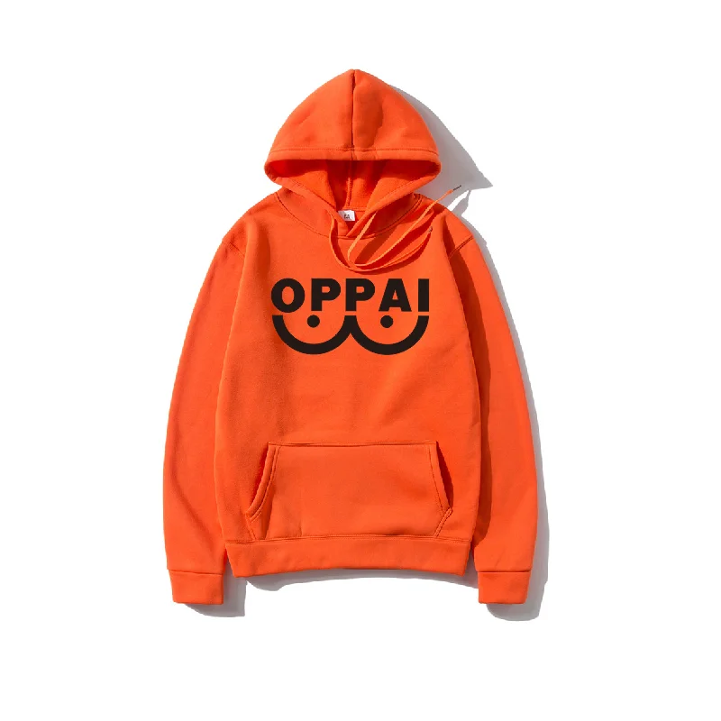 Harajuku Japan Anime One Punch Man Saitama Oppai Hoodies Men Women Pullover Sweatshirt Cosplay Costume Teen Jacket