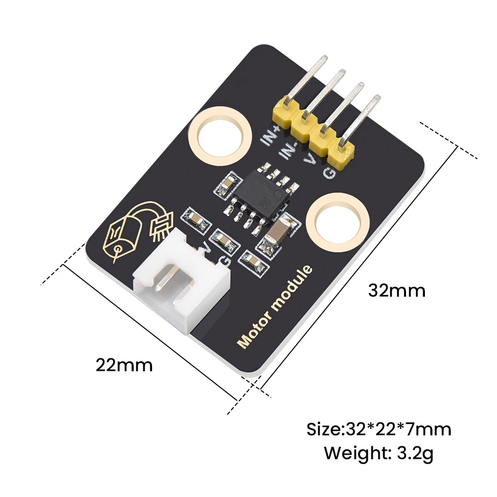 Keyestudio DC3-5V HR1124S Chip 130 Motor Module Driving Module For Arduino  Microbit  Robot DIY Electronic Projects