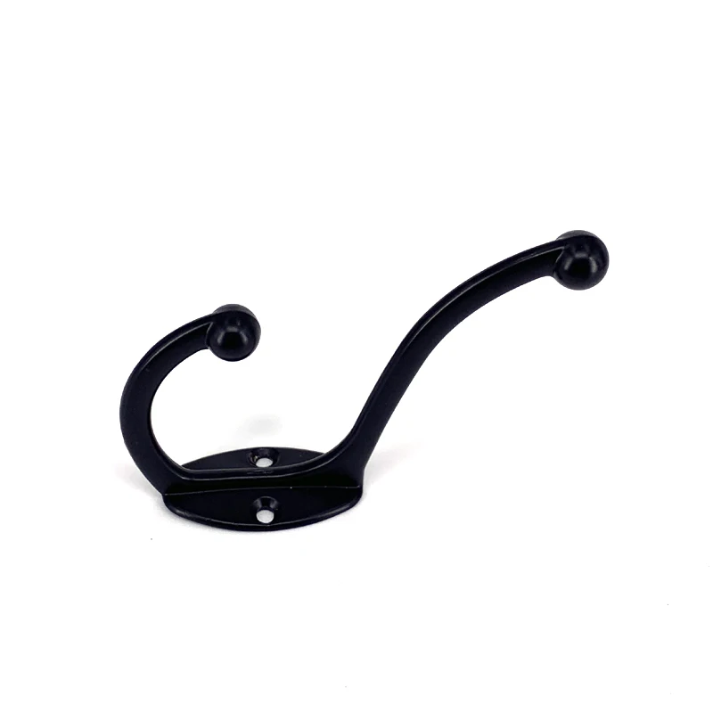 

5 шт., черный крючок для пальто, вешалки для одежды, крючок для халата, декоративная тканевая настенная сумка, вешалка для шляпы, крючок для ключей