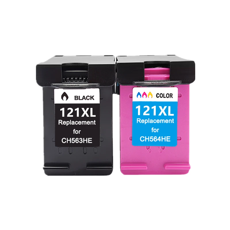 Conmpatible 121XL  Ink Cartridge Replacement for HP 121 for Deskjet D2563 F4283 F2423 F2483 F2493 F4213 F4275 Printer