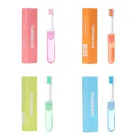 1Pc Soft Plastic Folding Toothbrush Outdoor Tooth Brush Useful Oral Cleaning Portable Business Trip Travel Camping Accessories 6