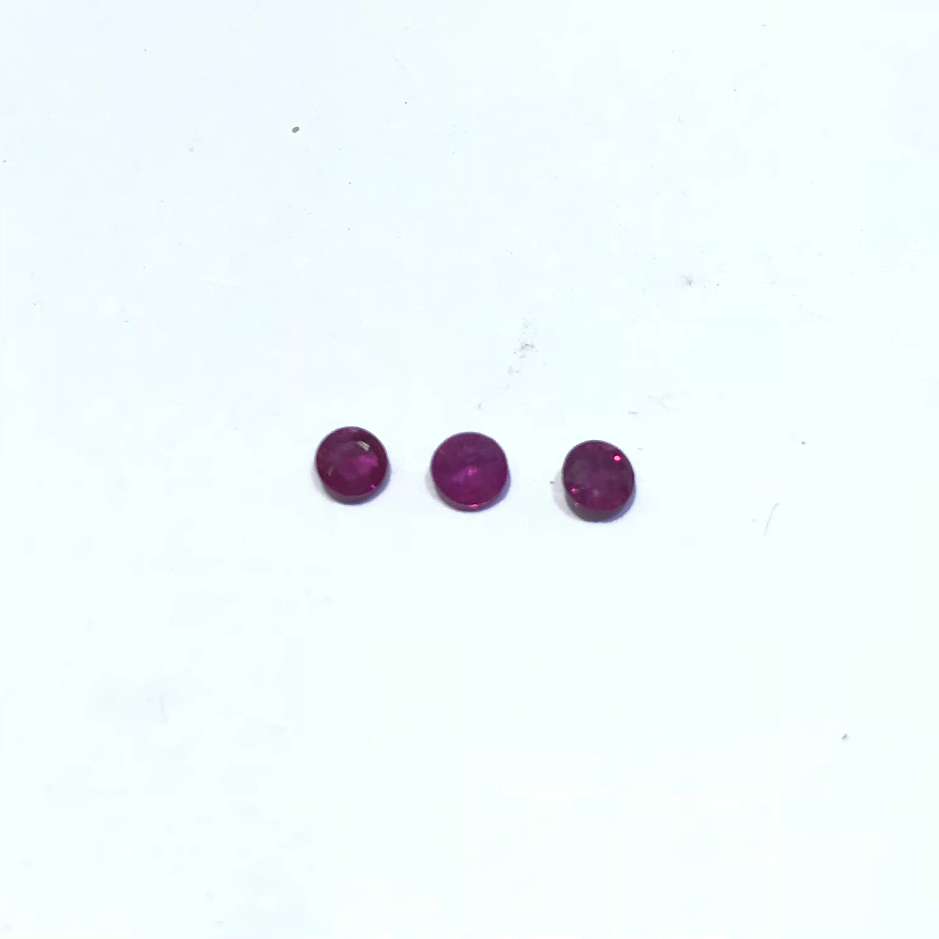 3mm natural ruby loose gemstone for jewelry DIY 100% real natural Africa ruby loose stone jewelry DIY