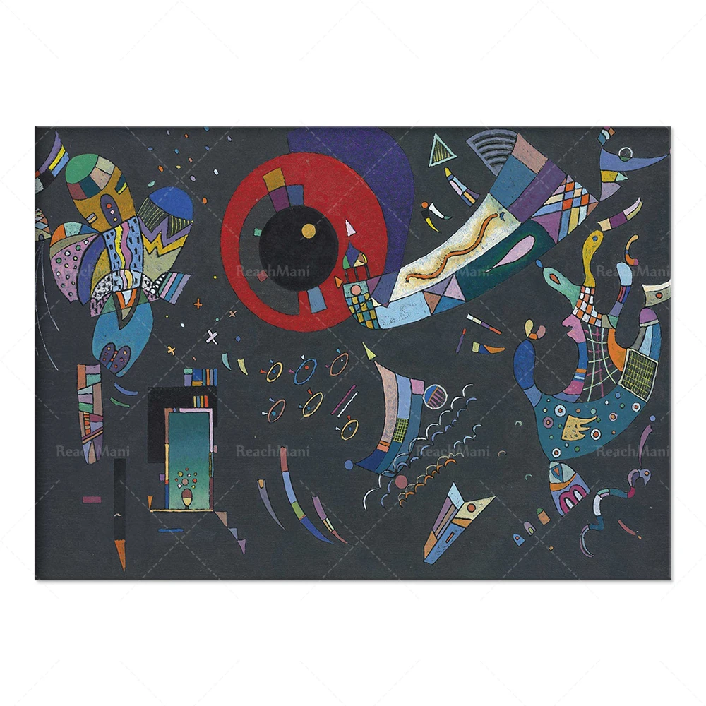 Vasily Kandinsky Famous Painting Art Living Room Wall Decoration Painting Mural Poster Cardros Home Decor