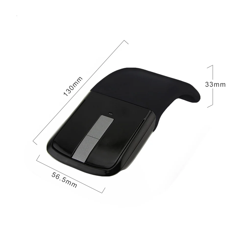 2.4G Wireless Computer Mouse Arc Touch Ergonomic 3D Mause Folding Office Mice Optical USB Gaming Mouse 1200DPI For Laptop PC Mac