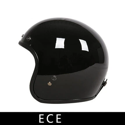 

Fiberglass Shell Motorcycle Vintage Helmet Motorcycle Capacete 3/4 Open Face Capacete Vintage Chopper Helmet Cascos Para Moto