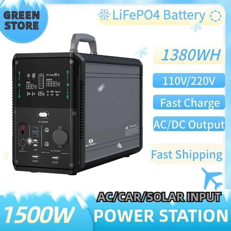 

Аккумулятор Lifep04 для хранения энергии, 110 В, 220 В, 1500 Вт, солнечный генератор, домашняя электростанция