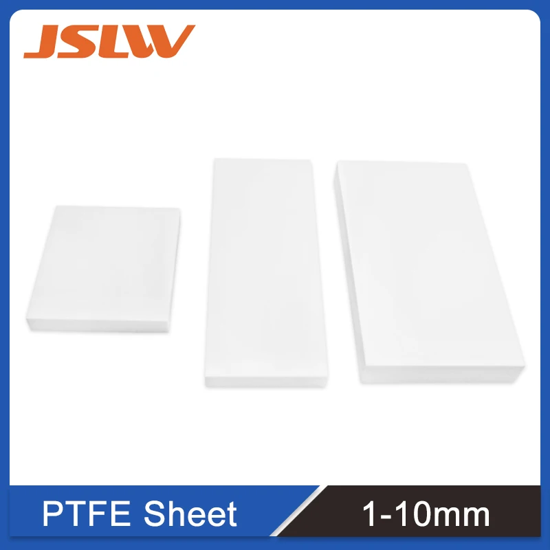 100% pure Thickness 1/2/3/4/5/6/8/10*150*150MM PTFE Sheet PTFE Plate PTFE Board Block Polytef Plate Anti-Corrosion