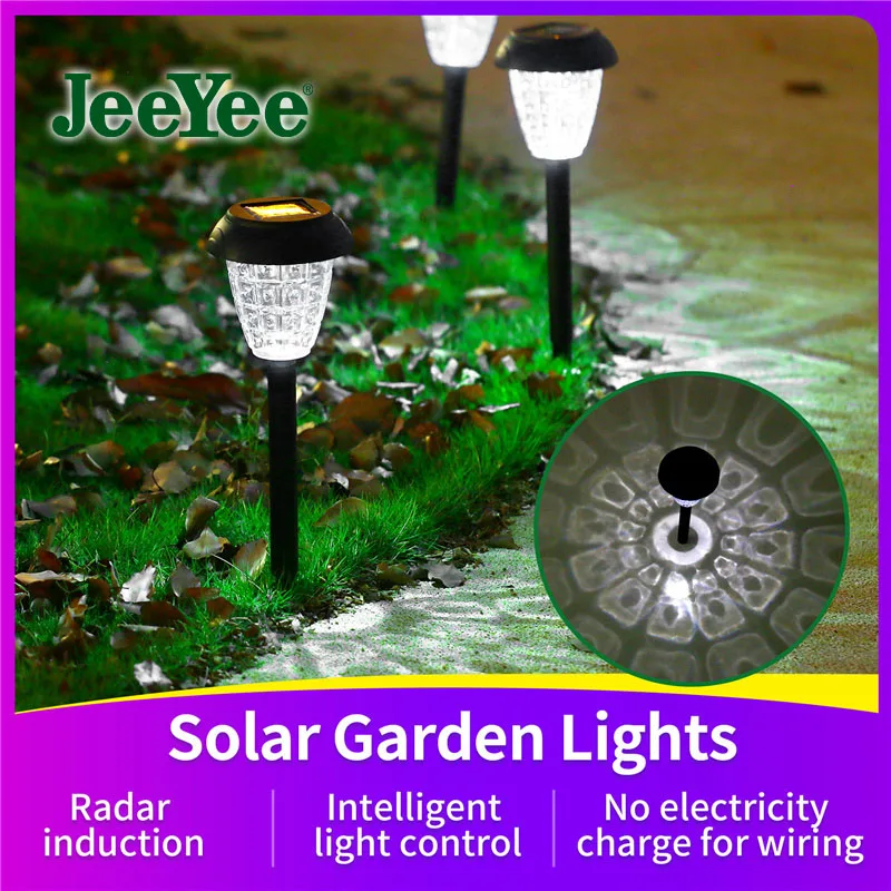 

Outdoor Solar LED Lawn Lamps Solar Pathway Lights IP55 Waterproof Outdoor Garden Lamp Garden Decoration Sunlight Powered Lamps