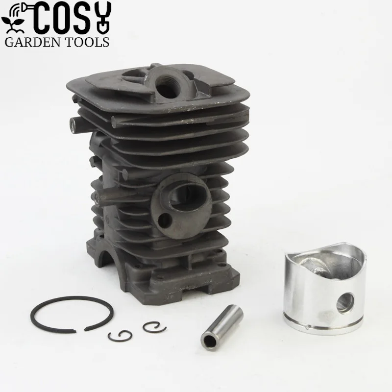 40mm Cylinder Piston Assembly For Husqvarna142 Chainsaw  Gasoline chain saw Replacement Parts Accessories