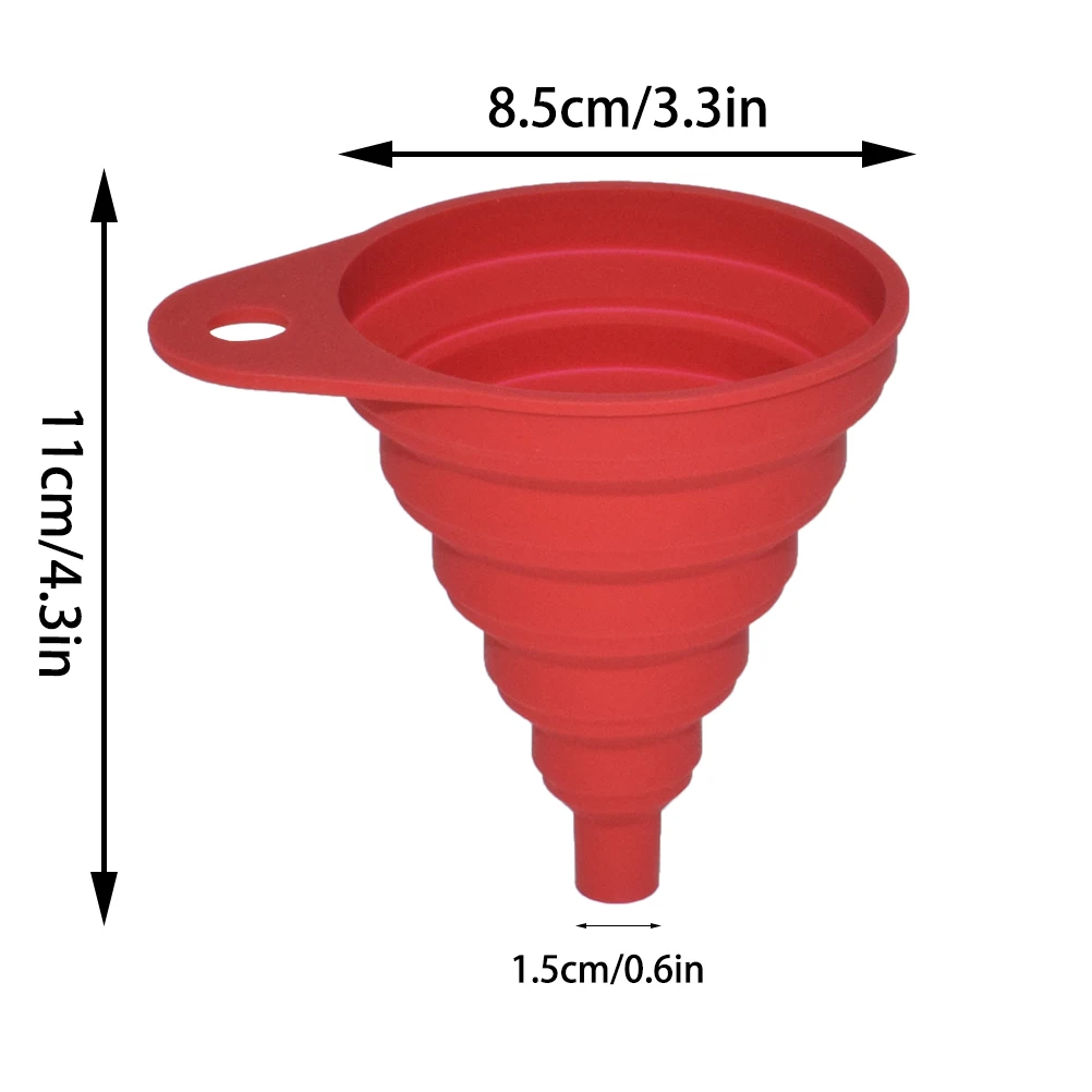 Imbuto pieghevole universale in Silicone benzina olio combustibile benzina Diesel acqua liquido riempimento riempimento per Moto Car Boat RV Van Home DIY