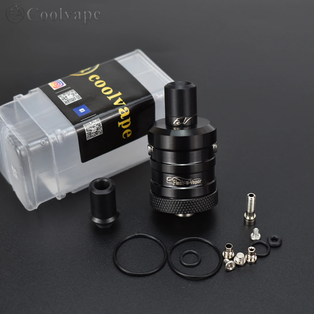 Flash-e-para BF-1 RDA Atomizer z Squonk BF PIN 23mm pojedyncza cewka odbudowy Vape parownik dla 510 E-papierośnica Mod