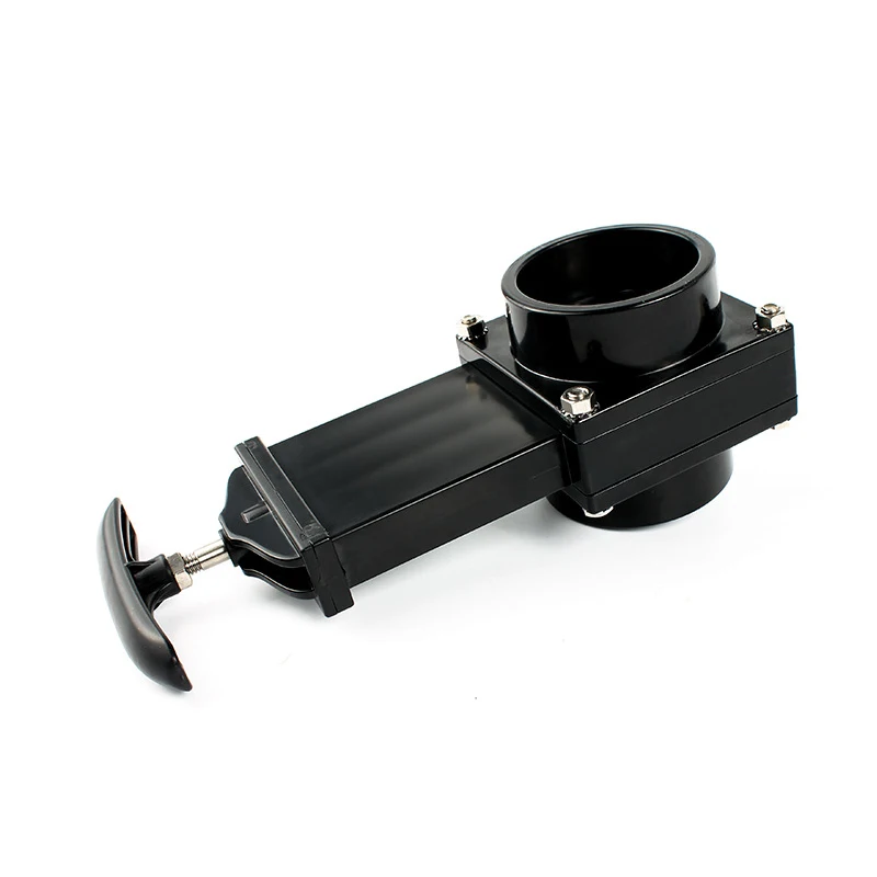Válvula de compuerta de agua para autocaravana, accesorios para tanque de agua, ABS, 50mm de diámetro