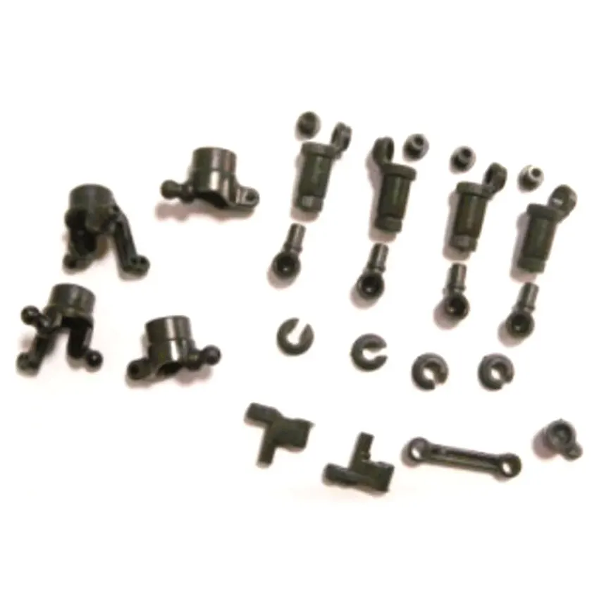 

HBX part 25002R Shocks Assembly +Steering Hubs +Rear Uprights for for Haiboxing 1/24 RC Buggy Truck 2118, 2128, 2138